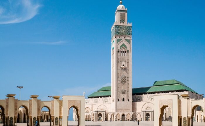 mosque, casablanca, morocco