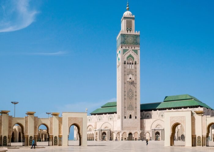 mosque, casablanca, morocco