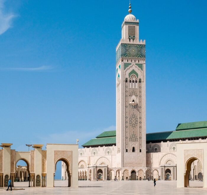 mosque, casablanca, morocco