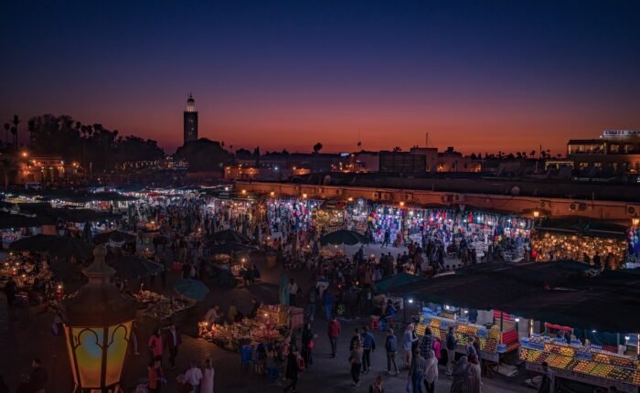 marrakech, marketplace, morocco