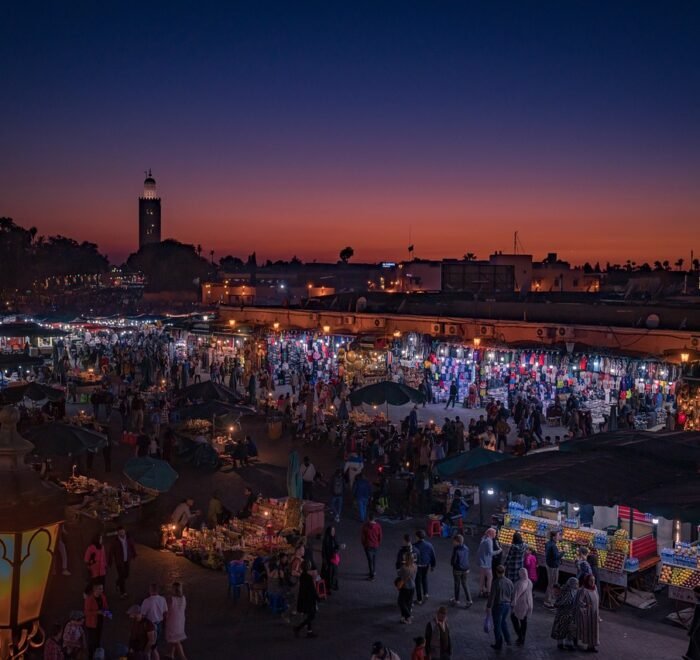 marrakech, marketplace, morocco